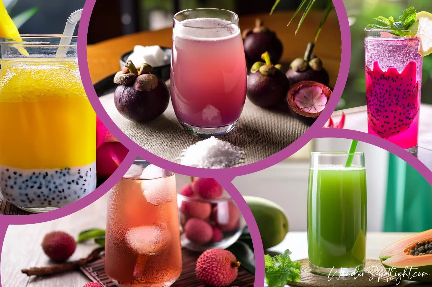 Seductive Exotic Fruit Drinks in Asia